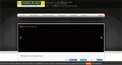 Desktop Screenshot of metalisteriacantabria.com