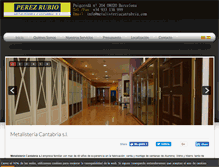 Tablet Screenshot of metalisteriacantabria.com